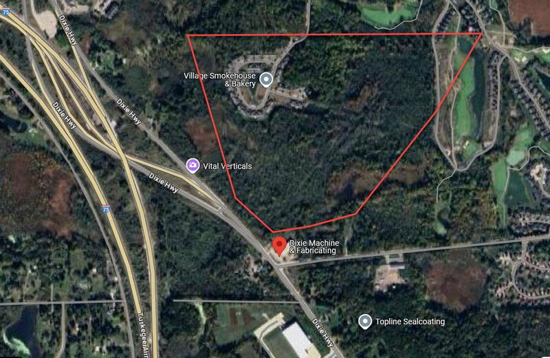 Holly Landing Field - Aerial Map